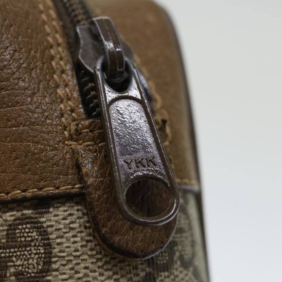 GUCCI GG Supreme Web Sherry Line Clutch Bag PVC Beige Red 89 01 012 Auth th4807 - Picture 8 of 16